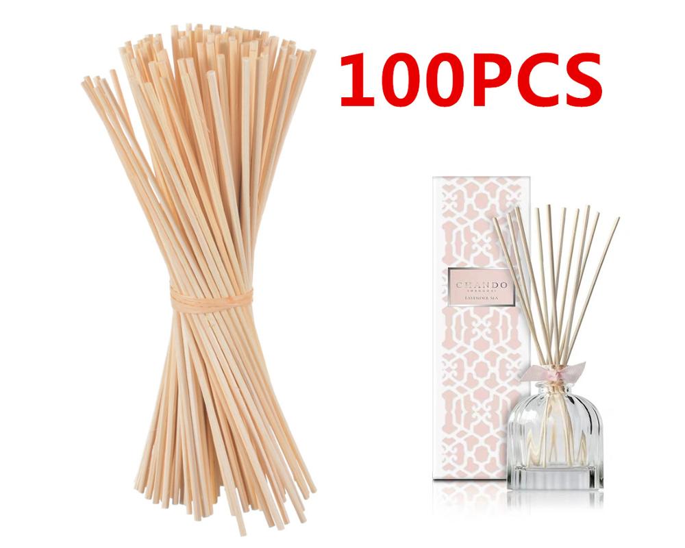 100pcs 22cmx3mm Aroma Rattan Sticks Reed Diffuser Sticks for Hom Decoration Fragrance