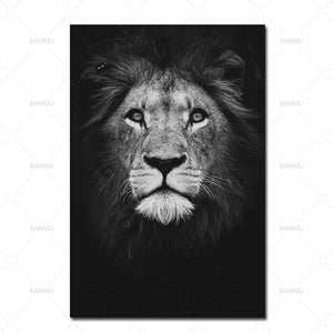 Home decor Wall art animal canvas painting  Wall Pictures print  for Living Room Art Decoration Pictures No Frame morden print