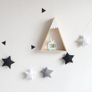 Nordic Baby Room Handmade Nursery Star Garlands Christmas Kids Room Wall Decorations Photography Props Decorations