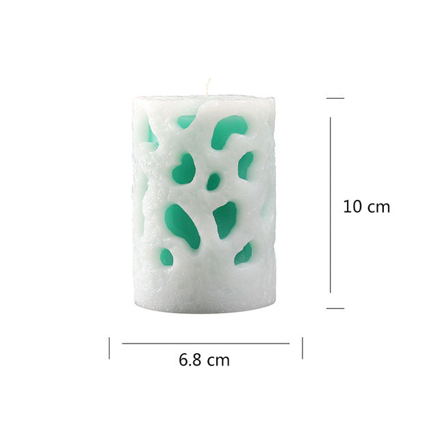 Nicole Silicone Soap Candle Mold 3D Openwork Decoration Handmade Soap Mould