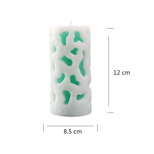 Nicole Silicone Soap Candle Mold 3D Openwork Decoration Handmade Soap Mould